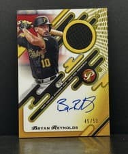 2025 Topps Pristine Pristine Pieces Autograph Relics Bryan Reynolds #PPAR-BRE card