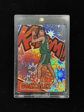 2025-26 Panini Signature Series Kaboom Hugo Gonzalez #17 card
