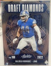 2025 Panini Absolute Draft Diamonds Malcolm Rodriguez #DD-MRZ card