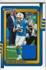 Ladd McConkey 2025 Donruss Donruss Threads card