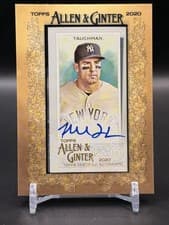 2020 Topps Allen & Ginter Mini Autographs Mike Tauchman #MA-MTA