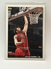 Toni Kukoc 1995-96 Collector's Choice Base Set card