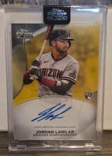 2024 Topps Chrome Black Ivory Autographs Jordan Lawlar #CPA-JL card