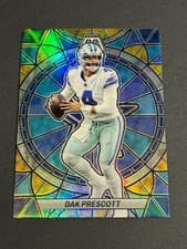 Dak Prescott 2023 Panini Mosaic Stained Glass card