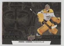 2025-26 Tim Hortons Collectors Series Goalie Etchings Juuse Saros #GE-15 card