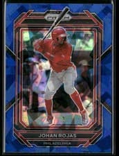 Johan Rojas 2023 Panini Prizm card