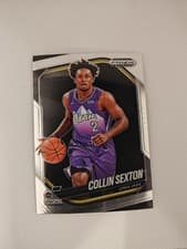 2024-25 Panini Prizm Black Base Set Collin Sexton #25 card