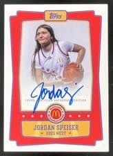 2025 Topps Chrome McDonald's All American Event Autographs Jordan Speiser #EA-JS card