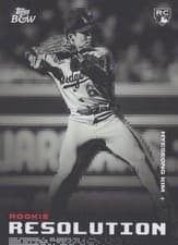 2025 Topps Black & White Rookie Resolution Hyeseong Kim #RR19 card