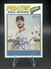 2025 Topps Heritage Real One Autographs Paul Skenes #ROA-PS card