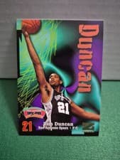Tim Duncan 1997 Skybox Z Force card