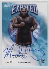 2025 Topps Exalted WWE Wrestling Exalted Autographs Mark Henry #EXT-MAR card