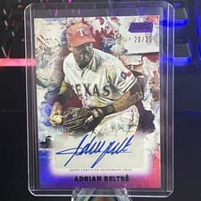 2025 Stadium Club Abstract Autographs Adrian Beltré #AA-AB card