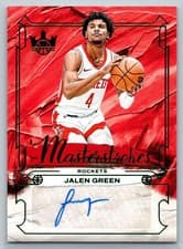 2024-25 Panini Court Kings Masterstrokes Autographs Jalen Green #MS-GRE card