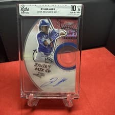 2025 Bowman's Best Best Mix Autographs Zyhir Hope #BMA-ZH card