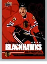 2025-26 Upper Deck Chicago Blackhawks Centennial Box Eric Daze #60 card