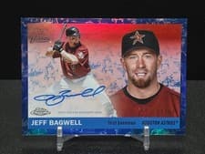 2025 Topps Chrome Platinum Autographs Jeff Bagwell #CPA-JBA card