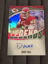 2025 Panini Absolute Absolute Legends Signatures Dante Hall #ALS-DHL card