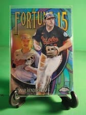 2025 Topps Chrome Logofractor Edition Fortune 15 Gunnar Henderson #F15-2 card