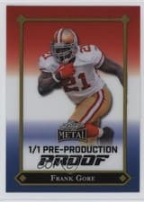 2025 Leaf Metal 92 Autographs Frank Gore #92L-FG1 card