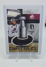 Nathan MacKinnon 2024-25 SP Game Used 2022 Stanley Cup Carpet Relics card