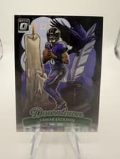 Lamar Jackson 2024 Panini Donruss Optic Downtown card