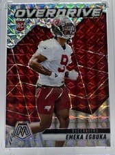 2025 Panini Mosaic Overdrive Mosaic Emeka Egbuka #5 card