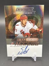 Alexander Nikishin 2025-26 Upper Deck Credentials Debut Ticket Access Autographs card