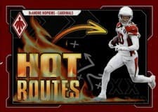 DeAndre Hopkins 2021 Panini Phoenix Hot Routes card