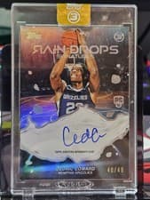 2025-26 Topps 3 Raindrops Signatures Cedric Coward #RS-CC card
