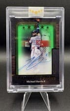 2025 Topps Five Star Leaping for the Stars Autographs Michael Harris II #LS-MH card