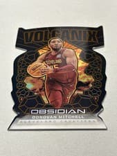 Donovan Mitchell 2024-25 Panini Obsidian Volcanix card