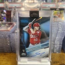 2026 Topps Chrome Black Autographs Sal Stewart #CBA-SS card