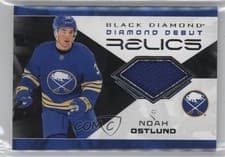 2025-26 Upper Deck Black Diamond Diamond Debut Relics Noah Ostlund #DD-NO card