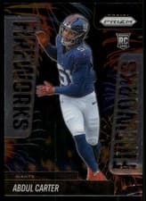2025 Panini Prizm Fireworks Abdul Carter #7 card