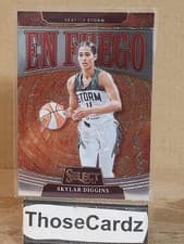 2025 Panini Select WNBA En Fuego Skylar Diggins #10 card