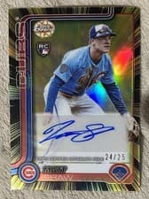 2025 Topps Chrome Update Radiating Rookies Autographs Matt Shaw #RRA-MS card