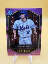 2025 Bowman Very Important Prospects Carson Benge #VIP-17 card