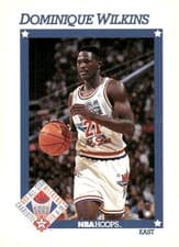 Dominique Wilkins 1991-92 Hoops Base Set card