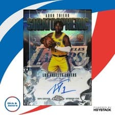2025-26 Topps Chrome Stratospheric Signatures Rookies Adou Thiero #SMR-AT card