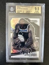 Anthony Edwards 2024 Panini Prizm Black Manga card
