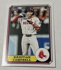 2025 Topps Archives 1987 Topps Boardwalk and Baseball Kristian Campbell #87BB-13 card