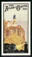 2025 Topps Allen & Ginter Light The Night (Minis) Split Rock Lighthouse #LTN-18 card