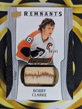 2024-25 Upper Deck Engrained Icons Remnants Bobby Clarke #R-BC card