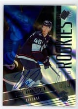 2025-26 SPx Blue Autograph Parallel - Rookies Ville Ottavainen #F-VO card