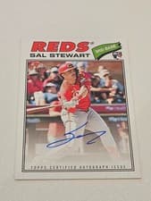 2026 Topps Heritage Real One Autographs Sal Stewart #ROA-SST card