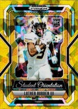 2025 Panini Prizm Draft Picks Student Orientation Luther Burden III #11 card