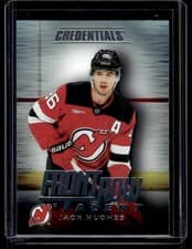 2025-26 Upper Deck Credentials Front Row Talent Jack Hughes #FRT-17 card