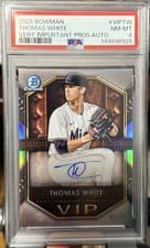 2025 Bowman Very Important Prospects Autographs Thomas White #VIP-TW card