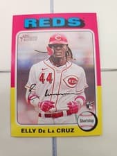 Elly De La Cruz 2024 Topps Heritage card